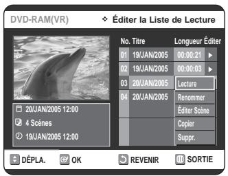 SAMSUNG DVD-VR320P - Avec la touche MENU. - 2