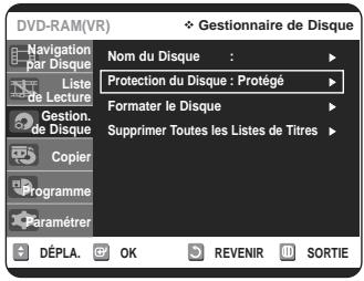 SAMSUNG DVD-VR320P - Protection du Disque - 7