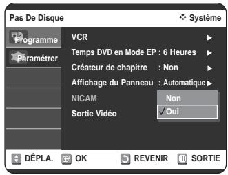 SAMSUNG DVD-VR320P - NICAM - 2