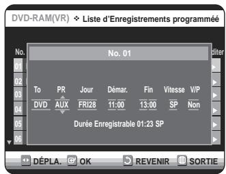 SAMSUNG DVD-VR320P - Utilisation de la fonction ShowView - 7
