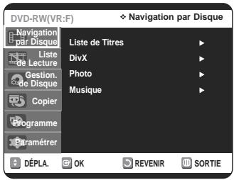 SAMSUNG DVD-VR320P - Lorsque l'appareil est en mode Arrêt, appuyez sur la touche MENU. - 1
