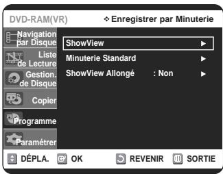SAMSUNG DVD-VR320P - Edition de la liste d'enregistrement programmée - 5