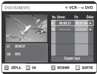 SAMSUNG DVD-VR320P - Copie du magnétoscope au DVD - 6