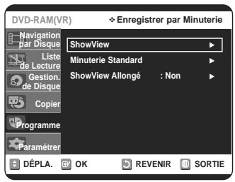 SAMSUNG DVD-VR320P - Utilisation de la fonction ShowView - 5