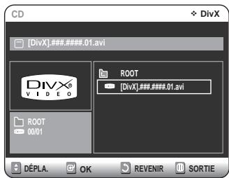 SAMSUNG DVD-VR320P - Lecture d'un disque MPEG4 - 3