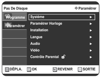 SAMSUNG DVD-VR320P - Configuration des options audio - 1