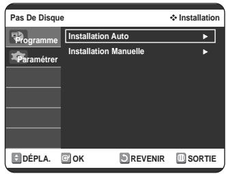 SAMSUNG DVD-VR320P - Appuyez sur les boutons  pour selectionner Installation, puis appuyez sur le bouton OK ou - 1