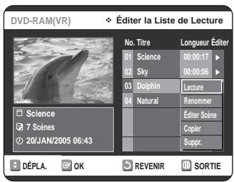 SAMSUNG DVD-VR320P - Avec la touche MENU. - 2
