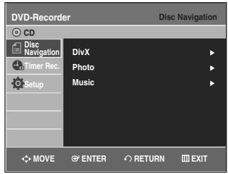 SAMSUNG DVD-VR335 - Insert an MP3 disc into the disc tray. - 1