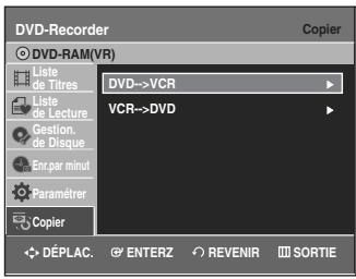 SAMSUNG DVD-VR335 - Copie du DVD au magnétoscope - 3