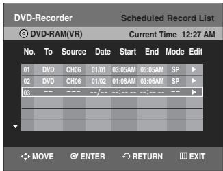 SAMSUNG DVD-VR335 - Press the MENU button. - 2