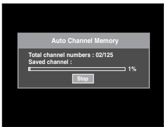 SAMSUNG DVD-VR335 - Press the  buttons to select Auto Channel Memory, then press the ENTER or button. - 1