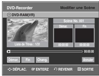 SAMSUNG DVD-VR335 - Modification (remplacement) d'une scène - 2