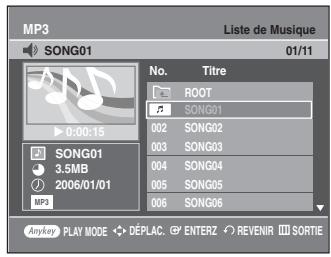 SAMSUNG DVD-VR335 - Touches de la télécommande utilisables en mode lecture de CD - 3
