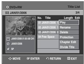 SAMSUNG DVD-VR335 - Free Space Function - 3