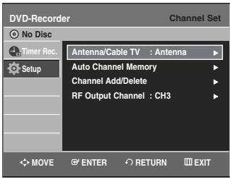 SAMSUNG DVD-VR335 - Auto Channel Memory - 1