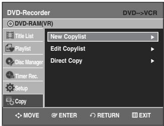 SAMSUNG DVD-VR335 - To copy from DVD to VCR - 4