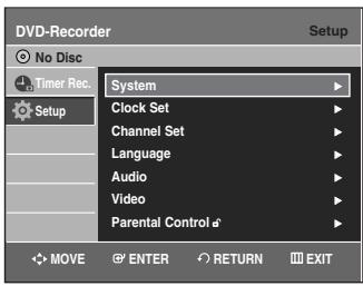 SAMSUNG DVD-VR335 - VCR Setting - 2
