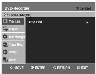 SAMSUNG DVD-VR335 - Using the MENU button - 1