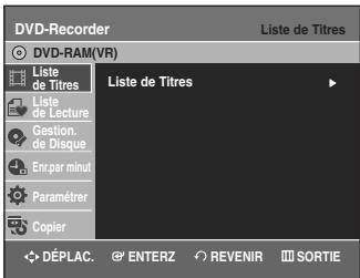 SAMSUNG DVD-VR335 - Modification du nom du disque - 6