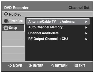 SAMSUNG DVD-VR335 - RF Output Channel - 1