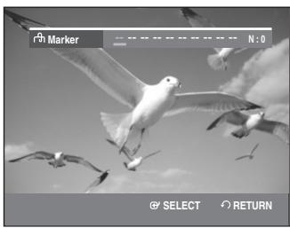 SAMSUNG DVD-VR335 - Press the MARKER button during playback. - 1