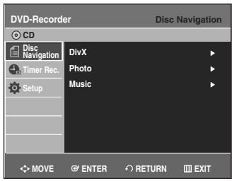 SAMSUNG DVD-VR335 - Insert a MPEG4 Disc into the disc tray. - 1