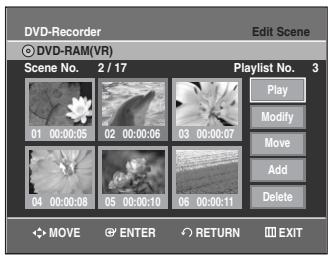 SAMSUNG DVD-VR335 - Playing a Selected Scene - 1