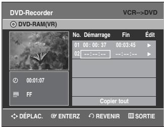 SAMSUNG DVD-VR335 - Copie du magnétoscope au DVD - 4