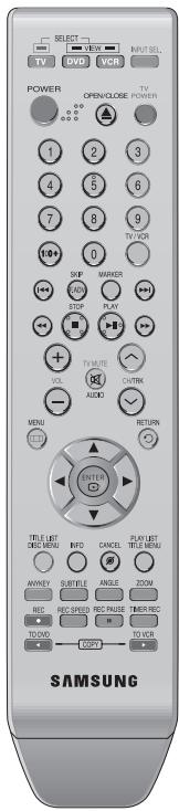 SAMSUNG DVD-VR335 - Playing a Disc - 1