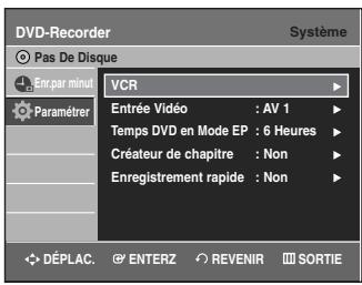 SAMSUNG DVD-VR335 - Configuration du magnétoscope - 2