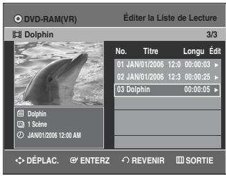 SAMSUNG DVD-VR335 - Sélectionnez Enregistrement en déplaçant la barre de sélection à l'aide des touches ▲▼ ▲▶, puis appuyez sur ENTER. - 1