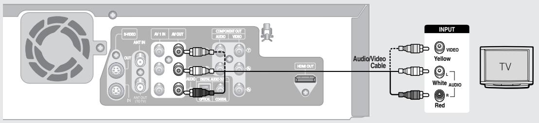 SAMSUNG DVD-VR335 - Connecting to your TV - 1