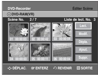 SAMSUNG DVD-VR335 - Modification (remplacement) d'une scène - 1
