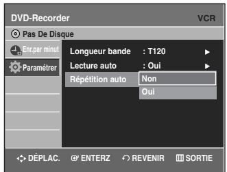 SAMSUNG DVD-VR335 - Répétition automatique - 1