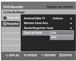 SAMSUNG DVD-VR335 - Canal de sortie - 2