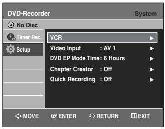 SAMSUNG DVD-VR335 - Quick Recording - 2