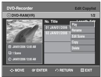 SAMSUNG DVD-VR335 - To copy from DVD to VCR - 6