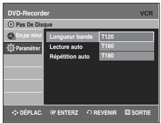 SAMSUNG DVD-VR335 - Longueur de bande - 1
