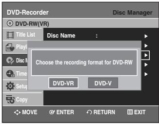 SAMSUNG DVD-VR335 - Recording Formats - 3