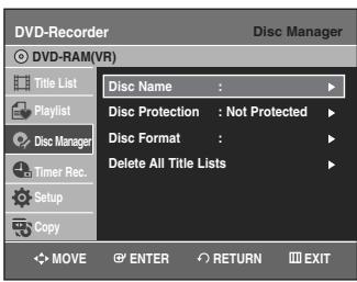 SAMSUNG DVD-VR335 - Delete All Title Lists - 6