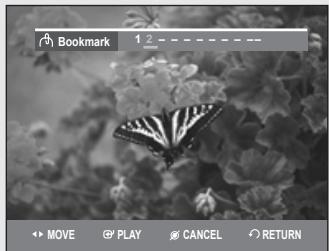 SAMSUNG DVD-VR355 - Using the Bookmarks - 6
