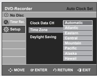 SAMSUNG DVD-VR355 - Auto Clock Set - 4