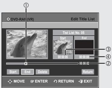 SAMSUNG DVD-VR355 - Deleting a Title - 12