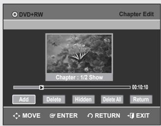 SAMSUNG DVD-VR355 - ◆ Edit Title List Screen Elements - 4