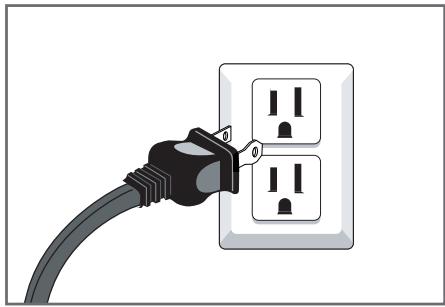 SAMSUNG DVD-VR355 - Connecting the Power Cord - 1