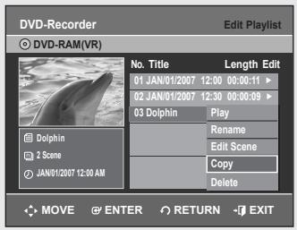 SAMSUNG DVD-VR355 - Follow steps 1 to 3 on page 76. - 1