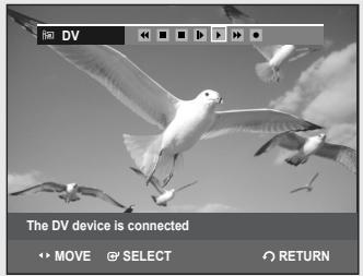 SAMSUNG DVD-VR355 - Recording Through the DV Input Jack - 1