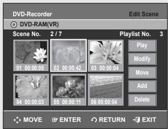 SAMSUNG DVD-VR355 - Playing a Selected Scene - 4