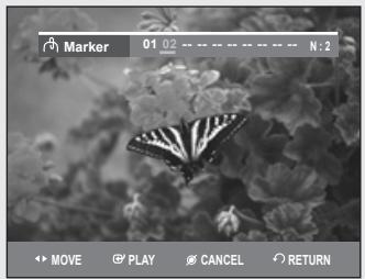 SAMSUNG DVD-VR355 - Setting Markers - 1